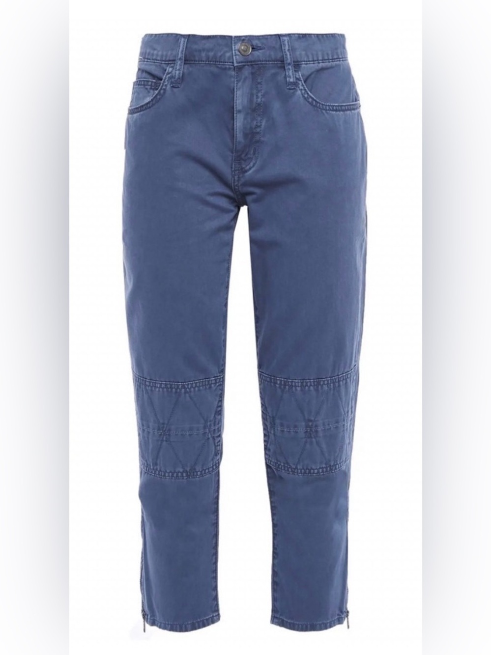 Current/Elliott The Debbie Crop Straight-Leg Ankle Pants